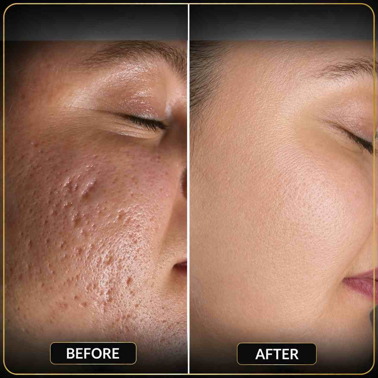 Acne Scar Treatment - After 4 Months
